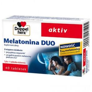 Doppelherz aktiv Melatonina Duo, tabletki, 40 szt. - zdjęcie produktu