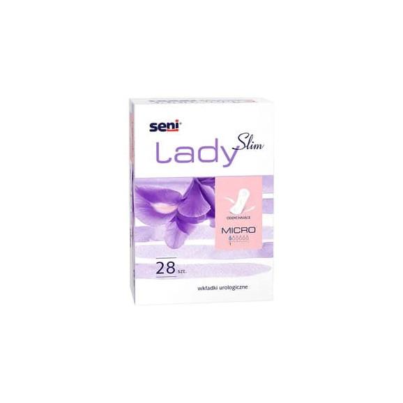 Seni Lady Slim, wkładki urologiczne, Micro, 28 szt. - zdjęcie produktu