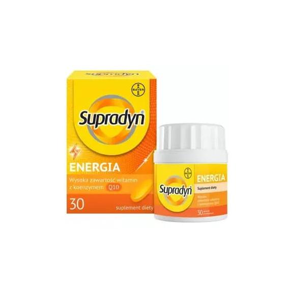 Supradyn Energia, tabletki powlekane, 30 szt. - zdjęcie produktu