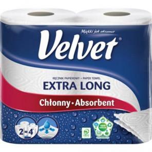 Velvet, ręcznik papierowy, czysta biel, 2 rolki, 1 szt. - zdjęcie produktu