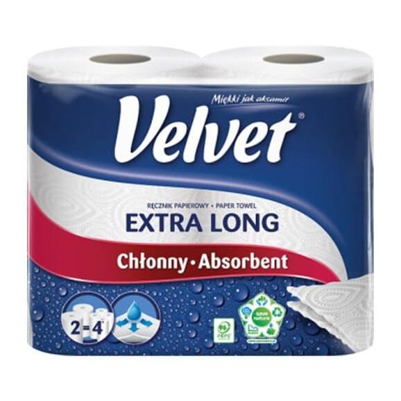 Velvet, ręcznik papierowy, czysta biel, 2 rolki, 1 szt. - zdjęcie produktu