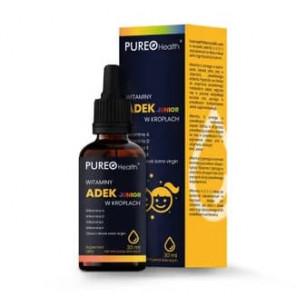 Pureo Health Witaminy ADEK Junior, krople, 30 ml - zdjęcie produktu