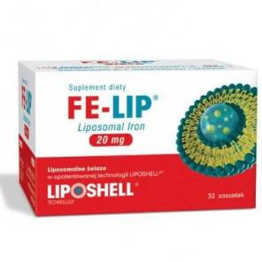 Fe-Lip Liposomal Iron, 20 mg, saszetki, 30 szt. - zdjęcie produktu