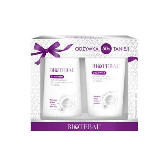 Zestaw Promocyjny Biotebal, szampon przeciw wypadaniu włosów, 200 ml + odżywka przeciw wypadaniu włosów, 200 ml 50% taniej - zdjęcie produktu