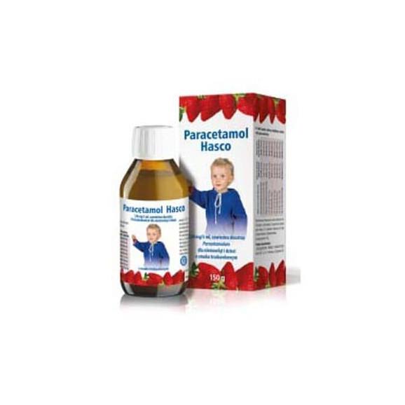 Paracetamol Hasco, 120 mg/5 ml, zawiesina doustna, 150 g - zdjęcie produktu