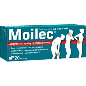 Moilec 7,5 mg, tabletki, 20 szt. - zdjęcie produktu
