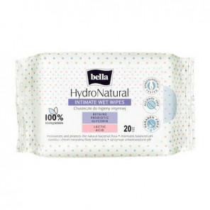 Chusteczki do higieny intymnej Bella Hydronatural, 20 szt. - zdjęcie produktu