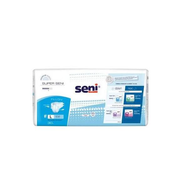 Super Seni Air, pieluchomajtki dla dorosłych L, 30 szt. - zdjęcie produktu