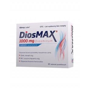 Diosmax 1000 mg, tabletki powlekane, 30 szt.
