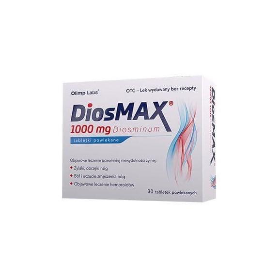 Diosmax 1000 mg, tabletki powlekane, 30 szt. - zdjęcie produktu