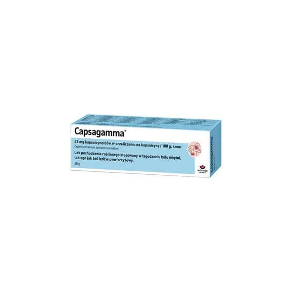 Capsagamma, 53 mg/100 g, krem, 40 g - zdjęcie produktu