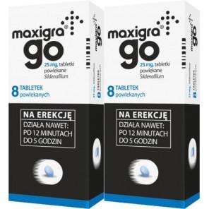 Maxigra Go 25 mg, tabletki powlekane, 2x 8 szt. - zdjęcie produktu