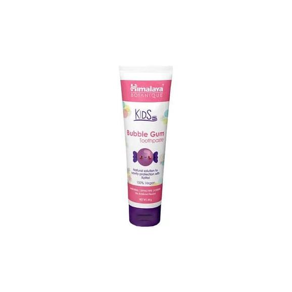 Himalaya Botanique Kids, botaniczna pasta do zębów dla dzieci, Bubble Gum, 80 g Himalaya Botanique Kids, botaniczna pasta do zębów dla dzieci, Bubble Gum, 80 g - zdjęcie produktu