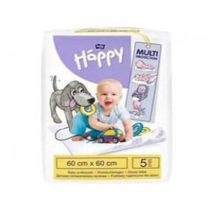 Bella Happy, podkłady higieniczne dla dzieci, 60x60cm, 5 szt. - zdjęcie produktu