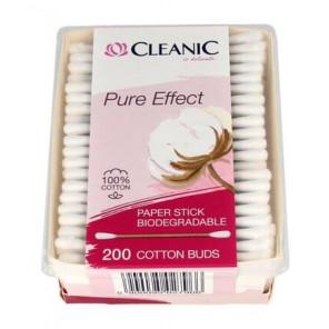 Cleanic Pure Effect, patyczki higieniczne, pudełko, 200 szt. - zdjęcie produktu