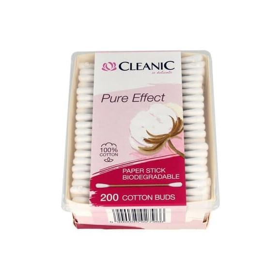 Cleanic Pure Effect, patyczki higieniczne, pudełko, 200 szt. - zdjęcie produktu
