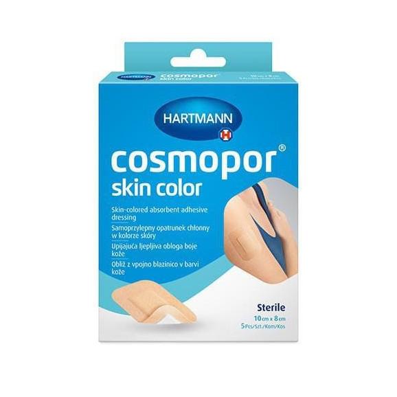 Hartmann Cosmopor Skin Color, opatrunek jałowy, 10 cm x 8 cm, 5 szt. - zdjęcie produktu