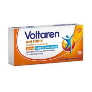 Voltaren Acti Forte, 25 mg, tabletki, 20 szt. - zdjęcie produktu