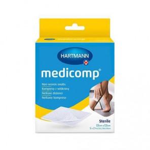 Medicomp, kompresy jałowe, włókninowe, 4-warstwowe, 7,5 cmx7,5 cm, 10 szt. - zdjęcie produktu