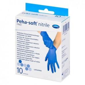 Peha-Soft Nitrile, rękawice nitrylowe, niejałowe, rozmiar L, 10 szt. - zdjęcie produktu