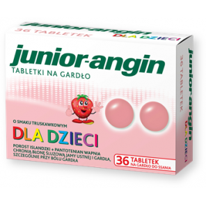 Junior angin, tabletki na gardło, 36 szt. - zdjęcie produktu