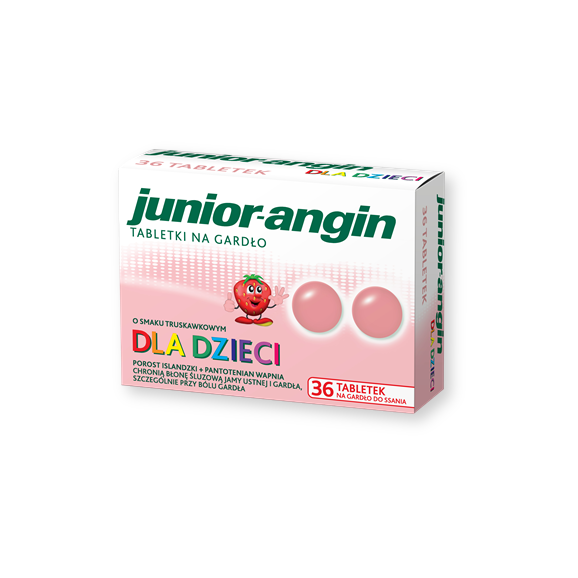 Junior angin, tabletki na gardło, 36 szt. - zdjęcie produktu