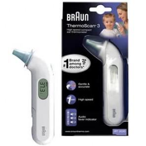 Braun IRT-3030 Thermoscan 3, termometr do ucha, 1 szt. - zdjęcie produktu