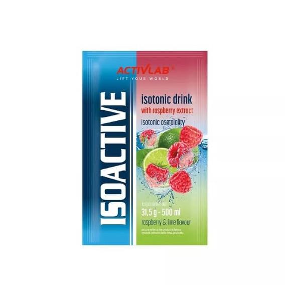 Activlab ISOACTIVE, Koncentrat napoju izotonicznego smak malina-limonka, 1 szt. - zdjęcie produktu