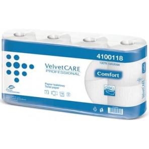 VelvetCARE papier toaletowy 2-warstwowy, biały, 8 szt. - zdjęcie produktu