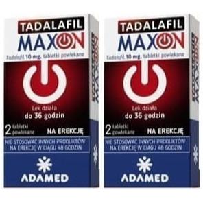Tadalafil Maxon, 10 mg, tabletki, 2x 2 szt. - zdjęcie produktu