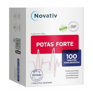 Novativ Potas Forte, tabletki, 100 szt. - zdjęcie produktu