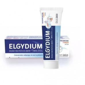 Elgydium Timer, edukacyjna pasta do zębów, zmieniająca kolor, 50 ml - zdjęcie produktu
