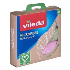 VILEDA, ścierka z mikrofibry 100% RECYCLED, 3 szt. - zdjęcie produktu