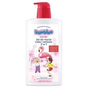 Bambino Dzieciaki, żel do mycia ciała i włosów 2w1, Bolek i Lolek - Flaming, 1000 ml - zdjęcie produktu