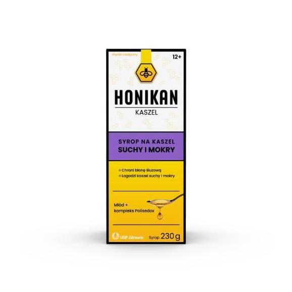 Honikan Kaszel, na kaszel suchy i mokry, syrop, 230 g - zdjęcie produktu