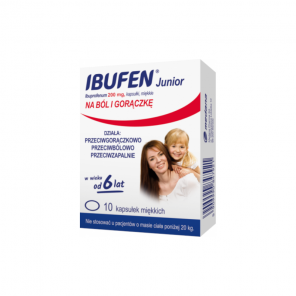 Ibufen Junior, 200 mg, kapsułki miękkie, 10 szt. - zdjęcie produktu