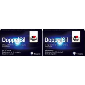 DoppelSil 25 mg, tabletki do rozgryzania i żucia, 2x 4 szt. - zdjęcie produktu