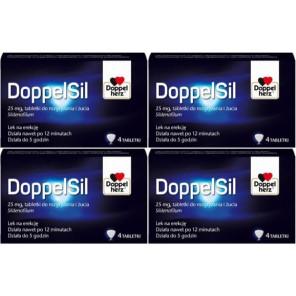 DoppelSil 25 mg, tabletki do rozgryzania i żucia, 4x 4 szt. - zdjęcie produktu