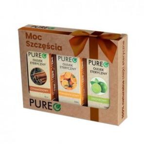 Pureo, zestaw olejków eterycznych MOC SZCZĘŚCIA 3 x 10 ml - zdjęcie produktu