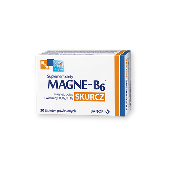 Magne-B6 Skurcz, tabletki powlekane, 30 szt. - zdjęcie produktu