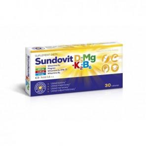 Sundovit D3+Mg+K2+B6, tabletki, 30 szt. - zdjęcie produktu