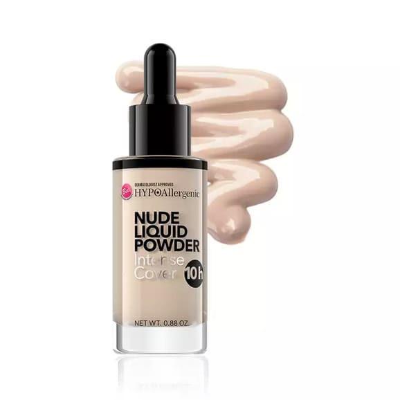 Bell Hypoallergenic Nude Liquid Powder, podkład do twarzy, 02 LIGHT BEIGE, 25 g - zdjęcie produktu