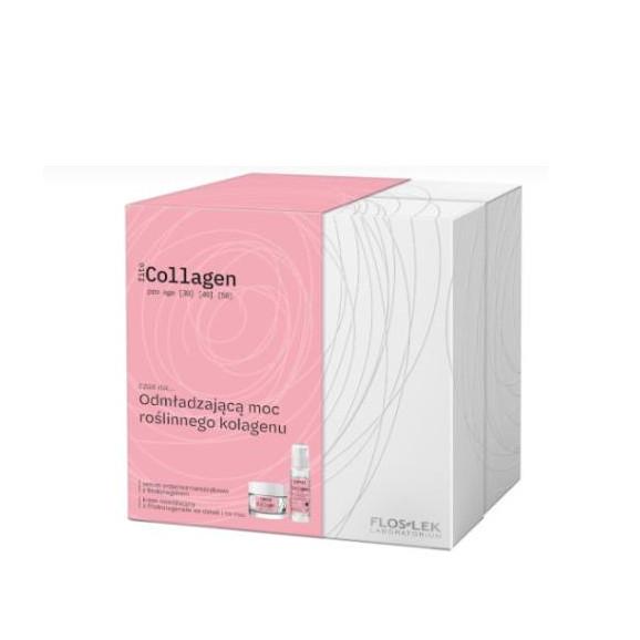 Zestaw Flos-Lek Fito Collagen, krem nawilżający, 50 ml + serum przeciwzmarszczkowe, 30 ml - zdjęcie produktu
