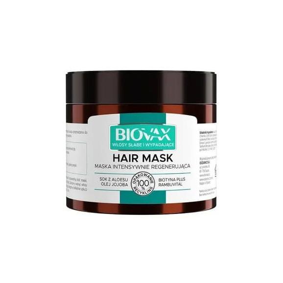 Biovax, maska intensywnie regenerująca, włosy słabe i wypadające, 250 ml - zdjęcie produktu