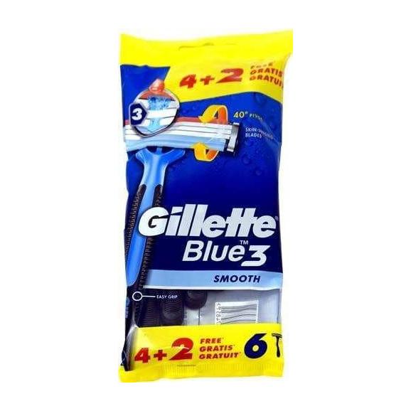 Gillette Blue3 maszynki jednorazowe 4+2szt - zdjęcie produktu