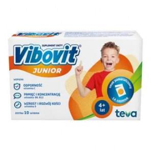 Vibovit Junior, dla dzieci w wieku 4-12 lat, smak pomarańczowy, saszetki, 14 szt. - zdjęcie produktu
