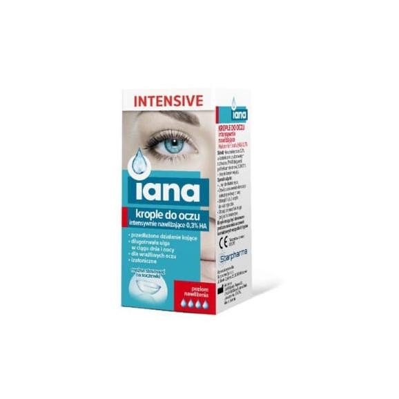 Iana Intesive, Krople do oczu, 10 ml - zdjęcie produktu