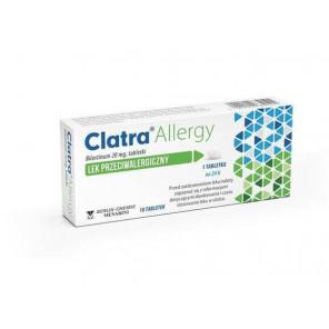 Clatra Allergy 20 mg, tabletki, 10 szt. - zdjęcie produktu