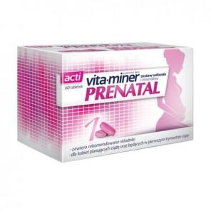 Acti Vita-miner Prenatal, tabletki, 60 szt. - zdjęcie produktu