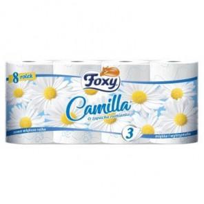 Foxy Camilla, papier toaletowy o zapachu rumianku, 8 szt. - zdjęcie produktu